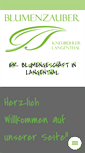 Mobile Screenshot of blumenzauber-kneubuehler.ch